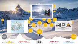 Matterhorn Gotthard Bahn touchscreen app